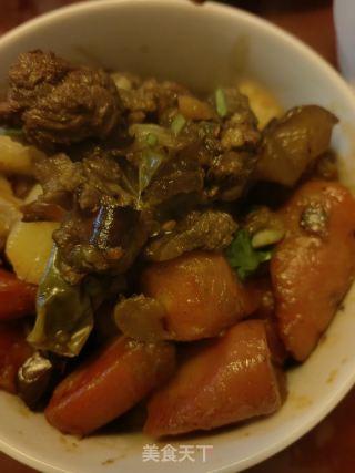 胡萝卜烧牛肉的做法步骤：8