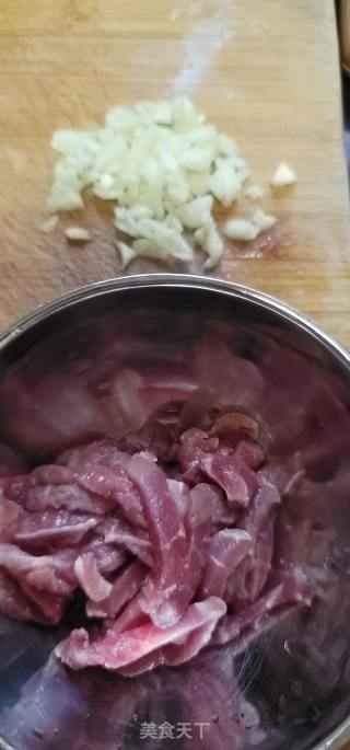 肉丝炒黄豆芽韭菜的做法步骤：3