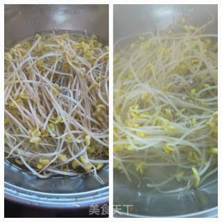 肉丝炒黄豆芽韭菜的做法步骤：5