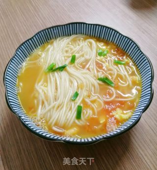 西红柿鸡蛋面的做法步骤：9