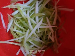 盐腌双丝的做法步骤：6