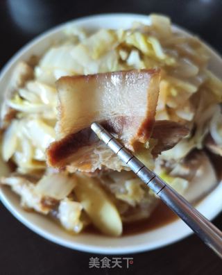 肉片焖白菜的做法步骤：7