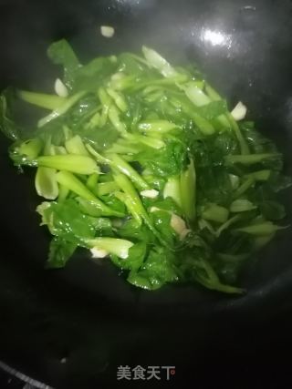 猪油炒青菜的做法步骤：6