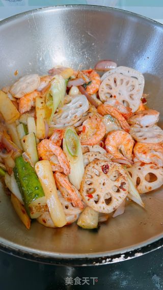 干锅虾的做法步骤：6