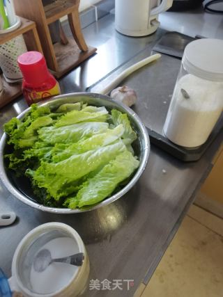 蚝油生菜的做法步骤：1