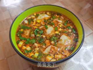 家常酸汤水饺的做法
