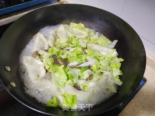 荠菜饺子荞麦面的做法步骤：6