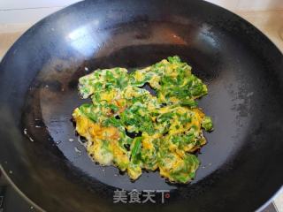 香葱炒蛋的做法步骤：5