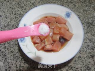 西兰花双鸡的做法步骤：4