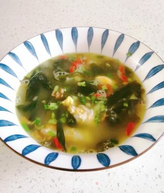 裙带菜鸡蛋汤的做法步骤：6