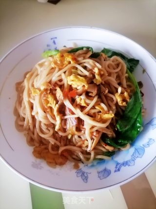 鸡蛋炒米粉的做法步骤：7