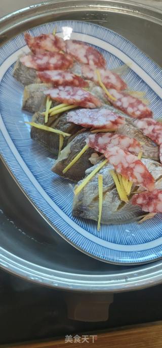 腊肠蒸南昌鱼干的做法步骤：5