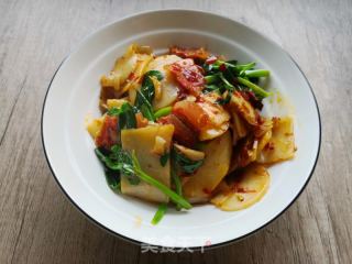 腊肉炒饵块的做法步骤：13