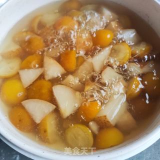 冰糖金桔雪梨饮的做法步骤：5