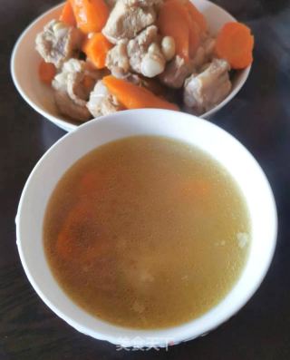 黄豆胡萝卜排骨汤的做法