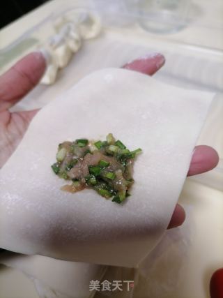 韭菜大馄饨的做法步骤：5