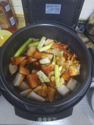 白萝卜炖肉的做法步骤：6