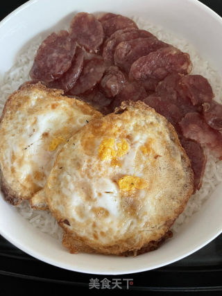 腊肠蒸饭的做法步骤：9