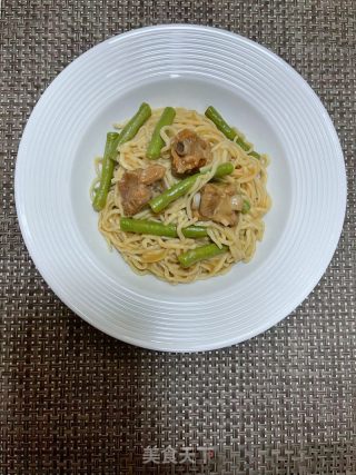 豆角排骨焖面的做法步骤：14