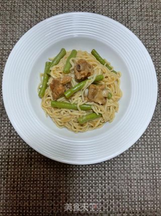 豆角排骨焖面的做法步骤：16