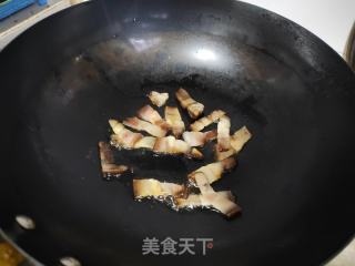 酱肉豆干炒苤蓝的做法步骤：3