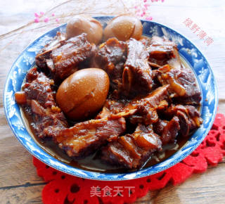 台式卤排骨的做法步骤：12
