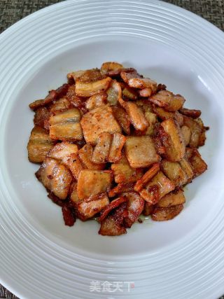 酱油炒五花肉的做法步骤：7