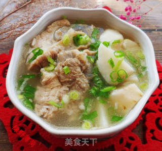 排骨芋头汤的做法步骤：9