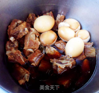 卤排骨鸡蛋的做法步骤：7