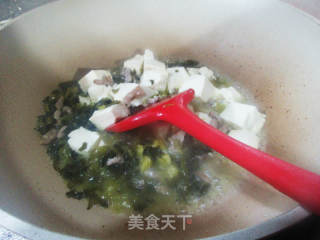 咸菜肉丝豆腐的做法步骤：5