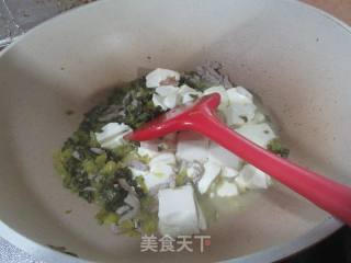 咸菜肉丝豆腐的做法步骤：8