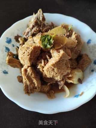 冻豆腐炖猪舌的做法步骤：9