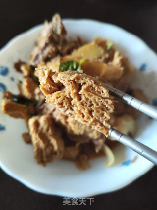 冻豆腐炖猪舌的做法步骤：10