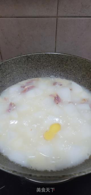 腊鸭腿煲白萝卜汤的做法步骤：9
