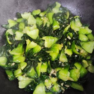 蒜蓉小青菜的做法步骤：5