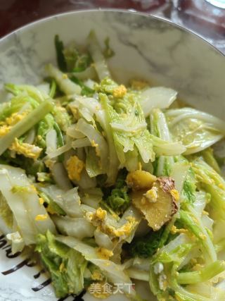 鸡蛋炒白菜的做法