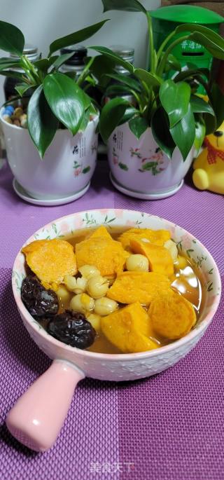 番薯红枣莲子糖水的做法步骤：5