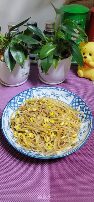 肉末炒黄豆芽的做法步骤：10