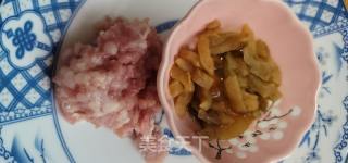 肉末榨菜蒸陈村粉的做法步骤：2