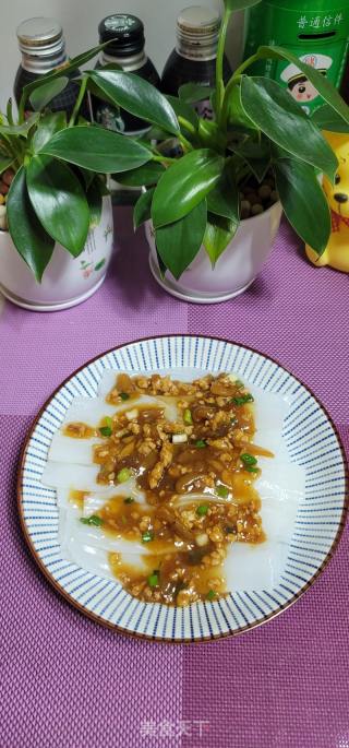 肉末榨菜蒸陈村粉的做法步骤：11