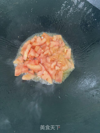 番茄虾滑响铃卷的做法步骤：6