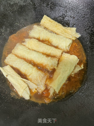 番茄虾滑响铃卷的做法步骤：10
