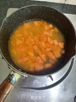 番茄豆腐肥牛汤的做法步骤：7