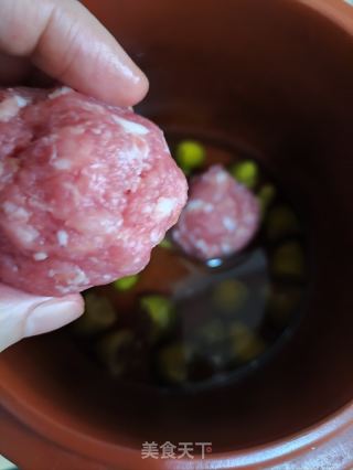 橄榄肉丸子汤的做法步骤：5