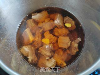 萝卜花菜烧排骨的做法步骤：3