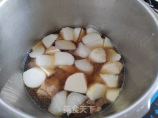萝卜花菜烧排骨的做法步骤：6