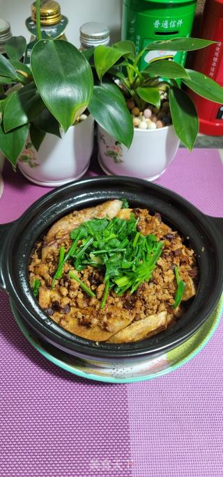 芋头肉末油豆腐煲的做法步骤：13