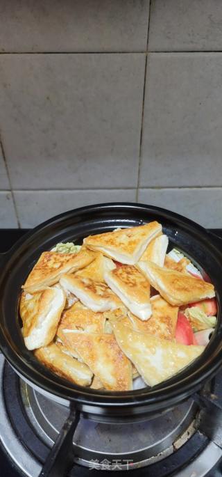 豆腐胡萝卜白菜煲的做法步骤：7