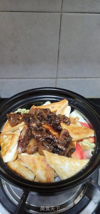 豆腐胡萝卜白菜煲的做法步骤：8