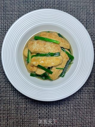 蒜苗豆腐的做法
